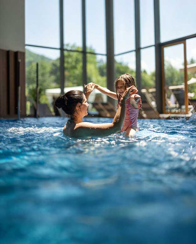 temperature controlled indoor swimming pool inside azizi florence clubhouse