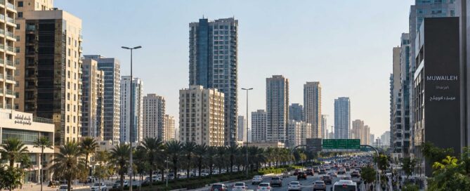 Sharjah city on the move.