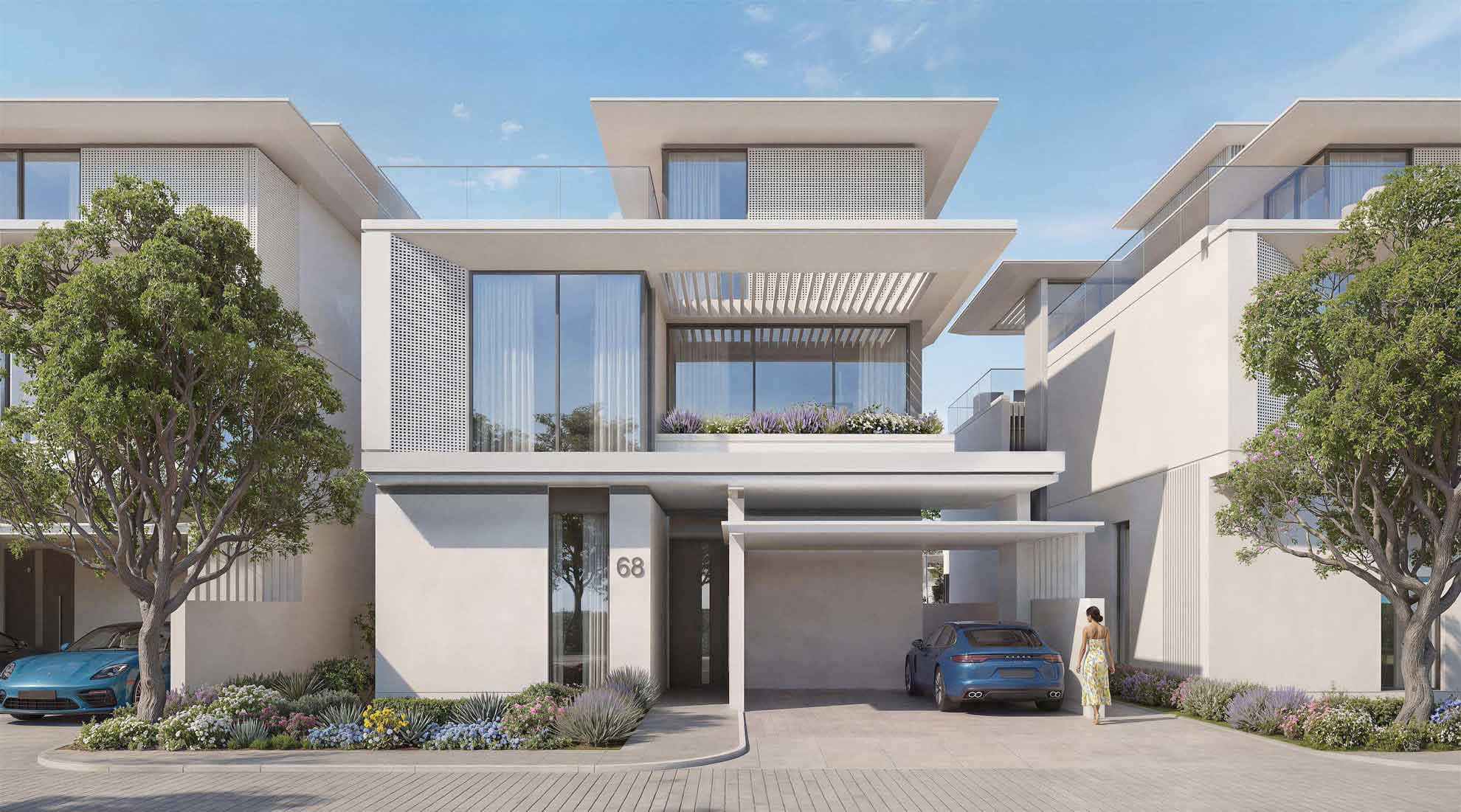 Standalone-TypeB-Streetfacing-4BR-Villa type b4bedroom facde of 4bedroom standalone independent villa in azizi florence