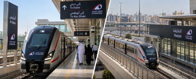Connecting the UAE’s major cities by rail and turning everyday journeys between Abu Dhabi, Dubai and Sharjah into one connected network.