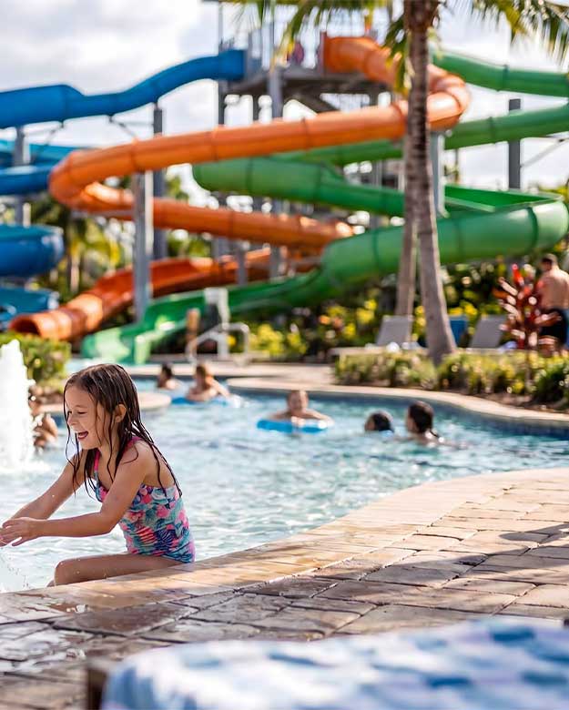 Water based amenities including waterparks and playsports inside florence comunities