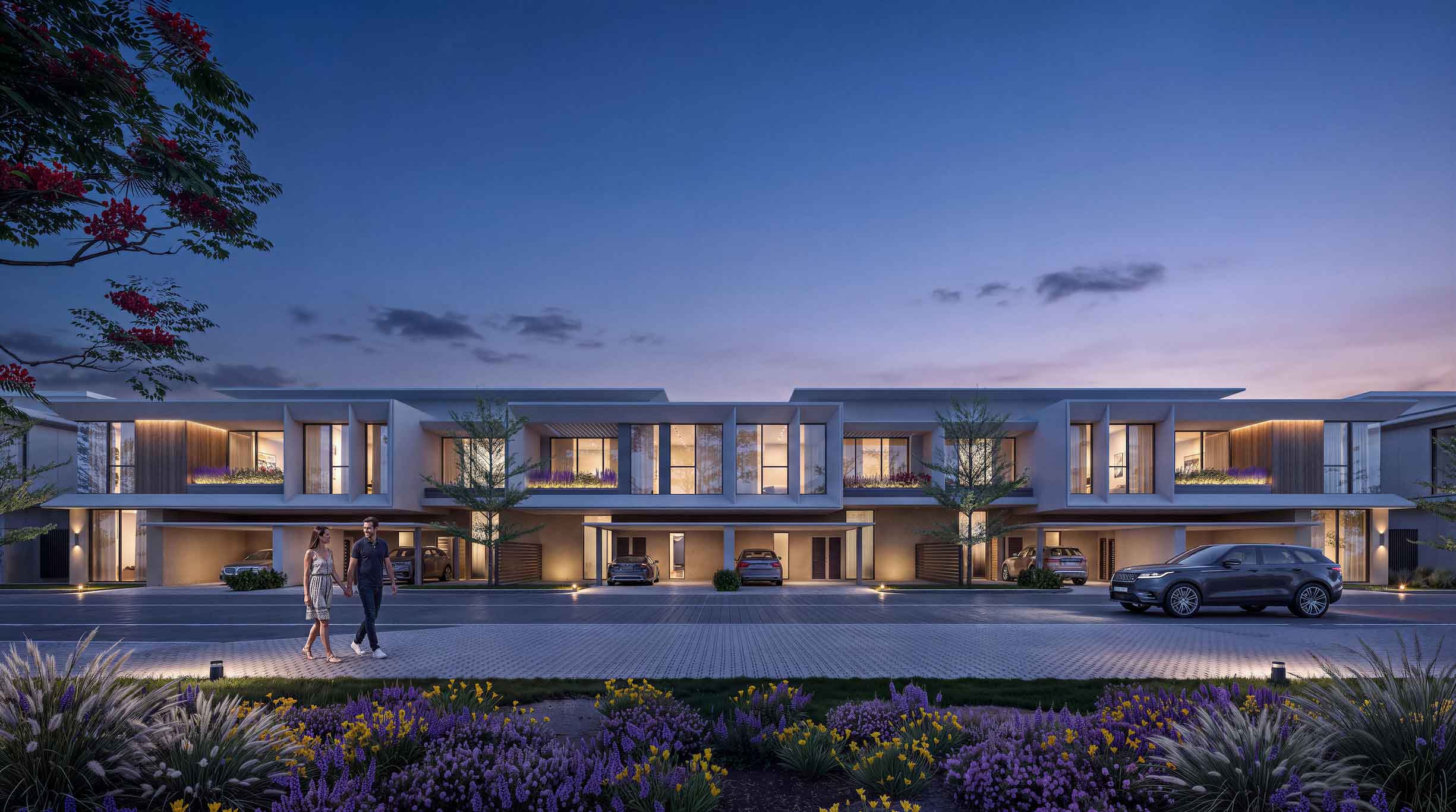 Sunset vibe of 4bedroom townhouse at Azizi Florence